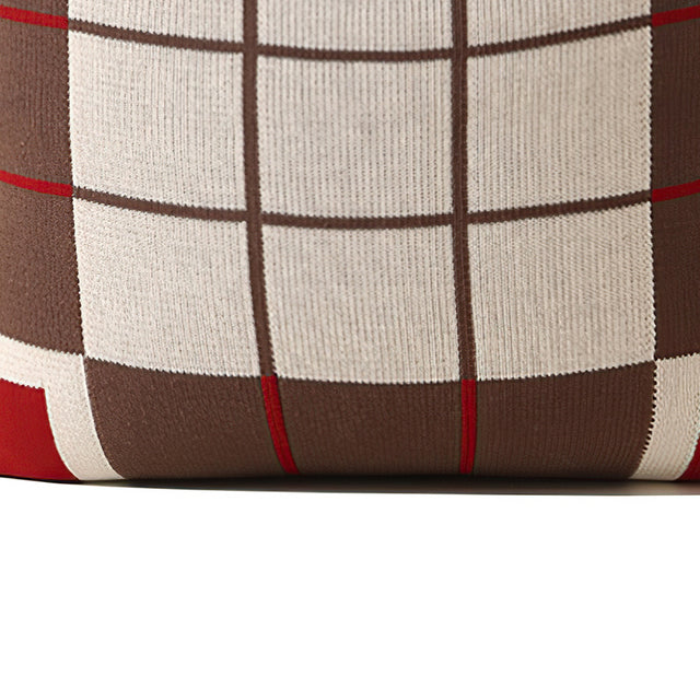 cozy festive square pillow cover details