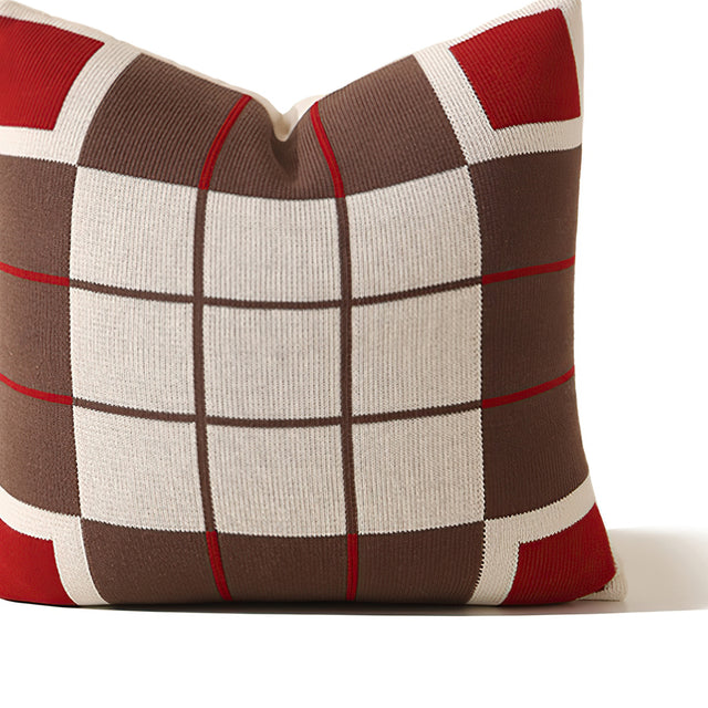 cozy festive square pillow cover details