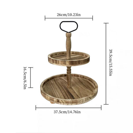 creative european style wooden decorative tray size chart