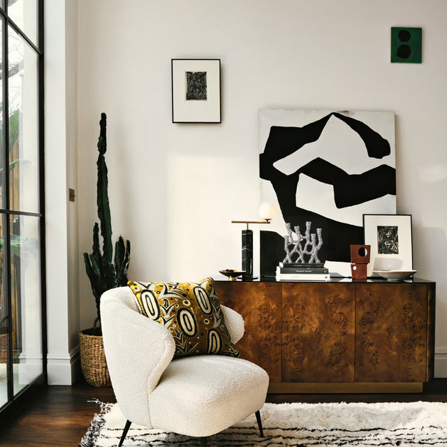 creative resin tree root shaped candle holder in the living room