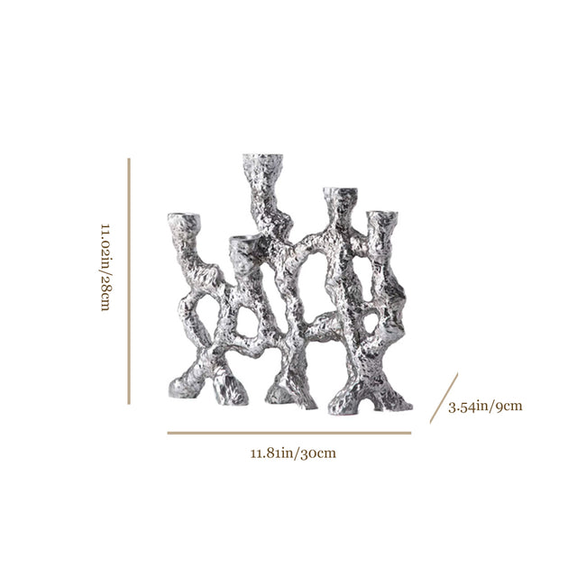 creative resin tree root shaped candle holder size chart