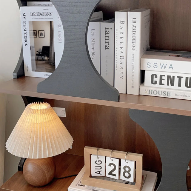 decorative book on the bookshelf