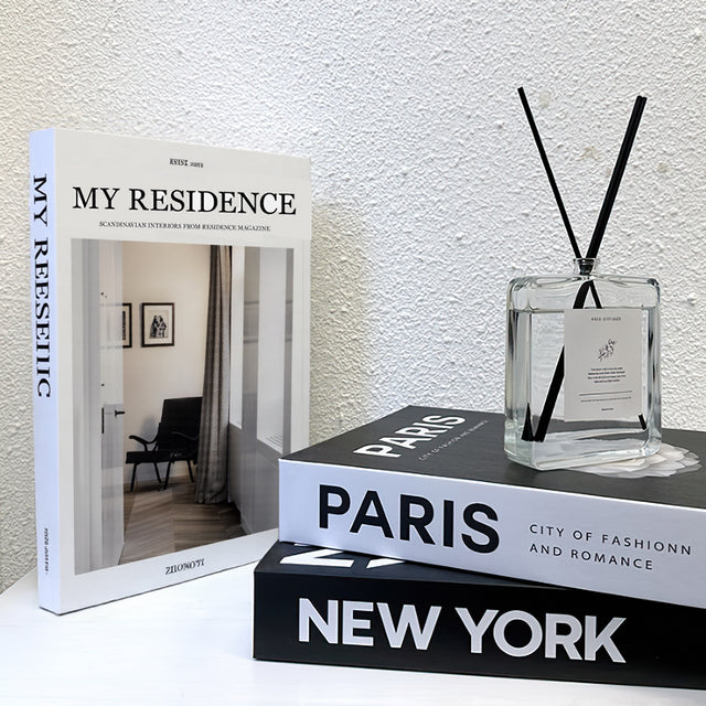 decorative book on the table