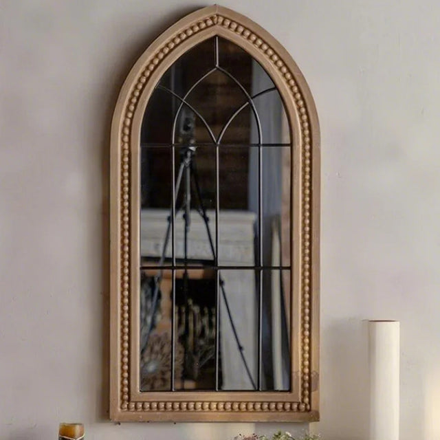 decorative mirror on the wall
