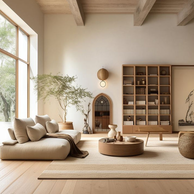 decorative mirror standing against the wall