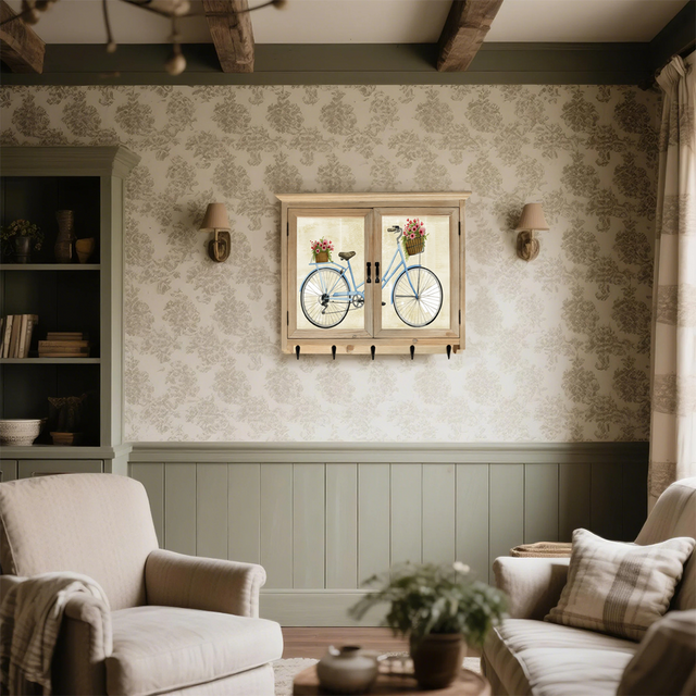 decorative painting for electric meter box on the wall