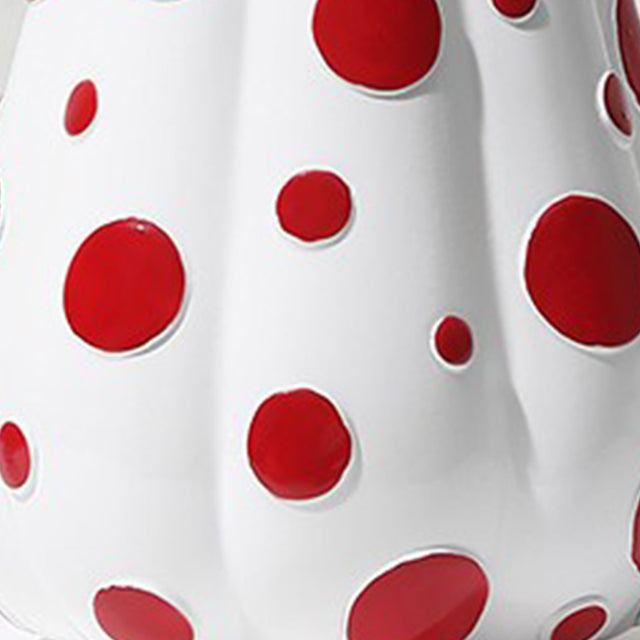 decorative resin polka dot pumpkin details