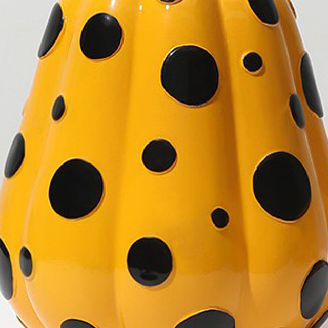 decorative resin polka dot pumpkin details