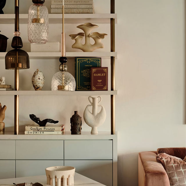 decorative storage box set on the shelf