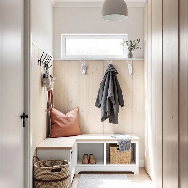 deer head wall hook on the wardrobe