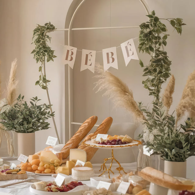 detachable plum blossom iron stand ceramic tray on the table