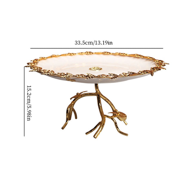detachable plum blossom iron stand ceramic tray size chart