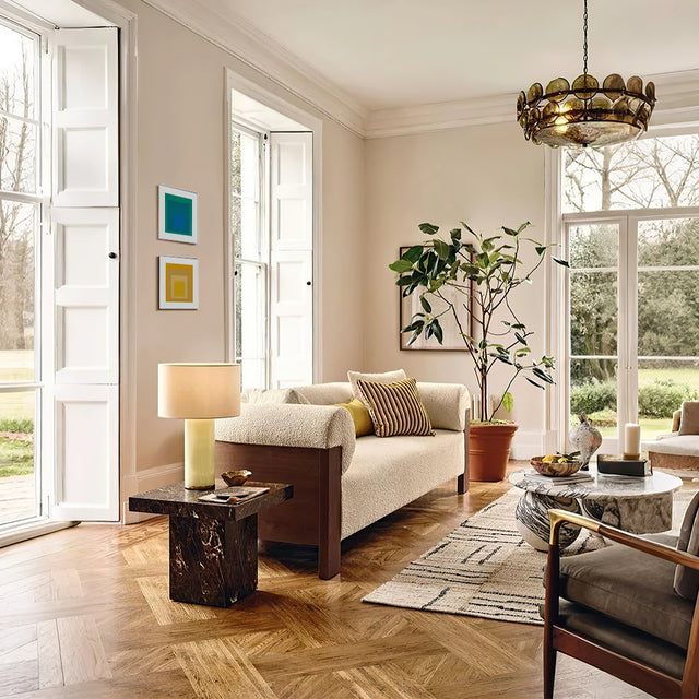 dopamine style gallery wall set canvas artwork on the wall