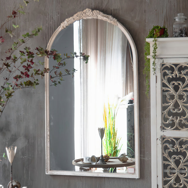 dressing mirror hanging on the wall