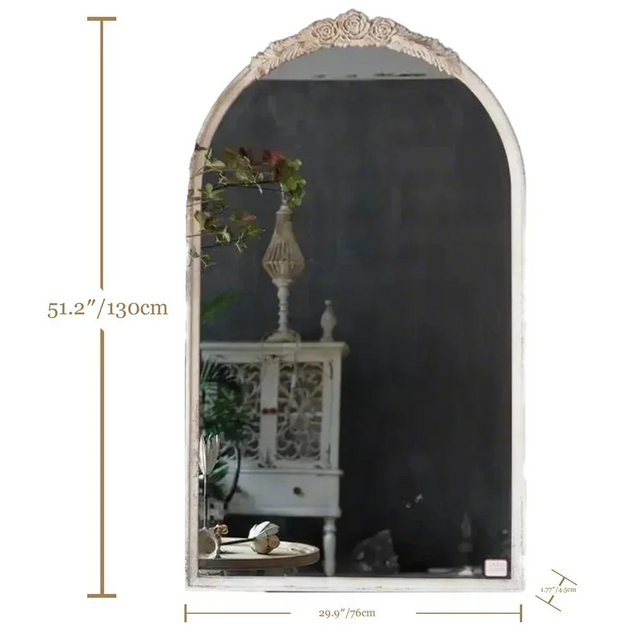 dressing mirror size chart