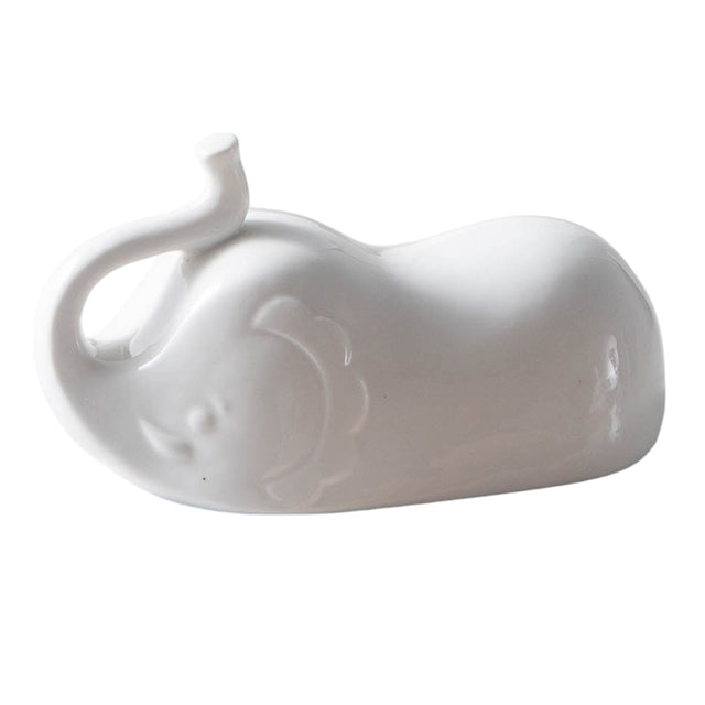 elephant butter dish details