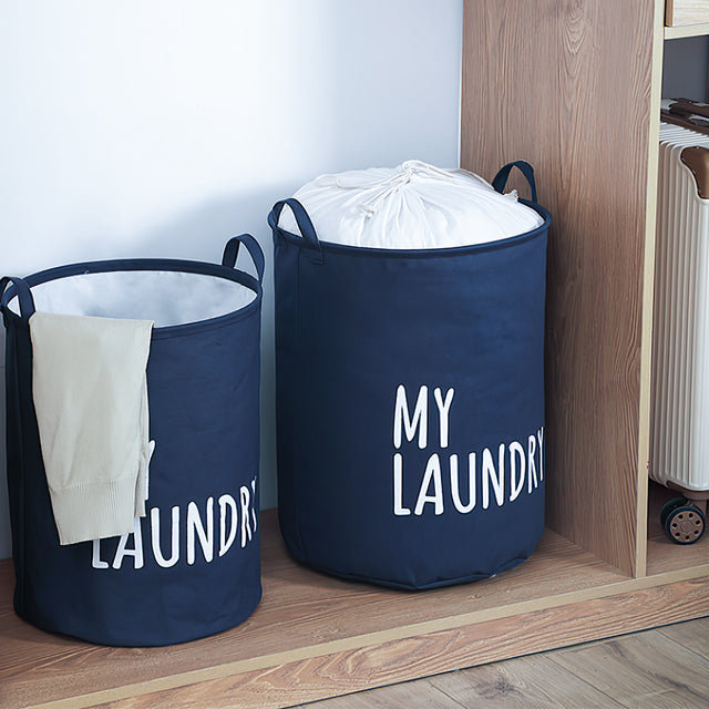extra large drawstring fabric with waterproof moisture resistant lining laundry basket detail