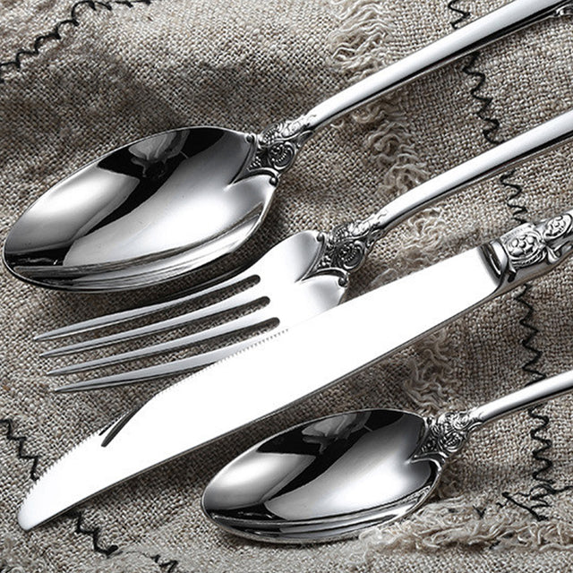 flatware set details