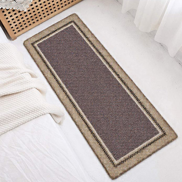 floor rug laid in the bedroom