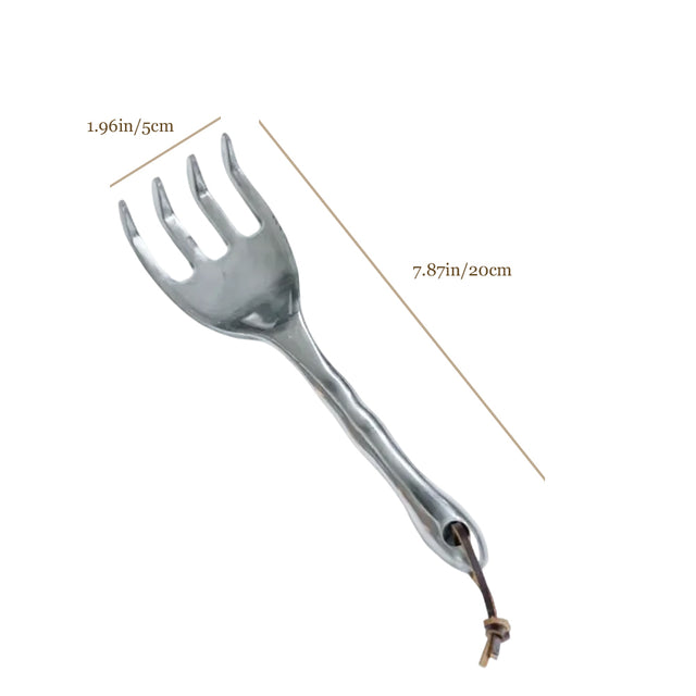 four tine claw rake size