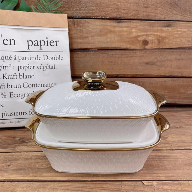 french ceramic white large soup bowl