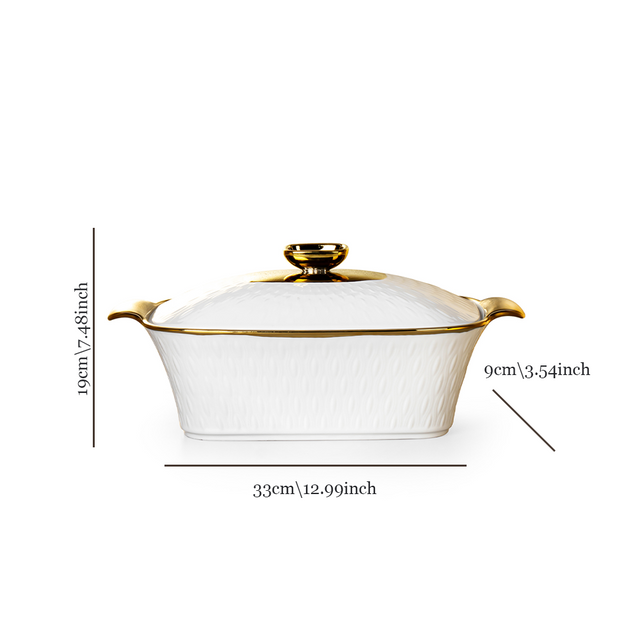 french ceramic white large soup bowl size chart