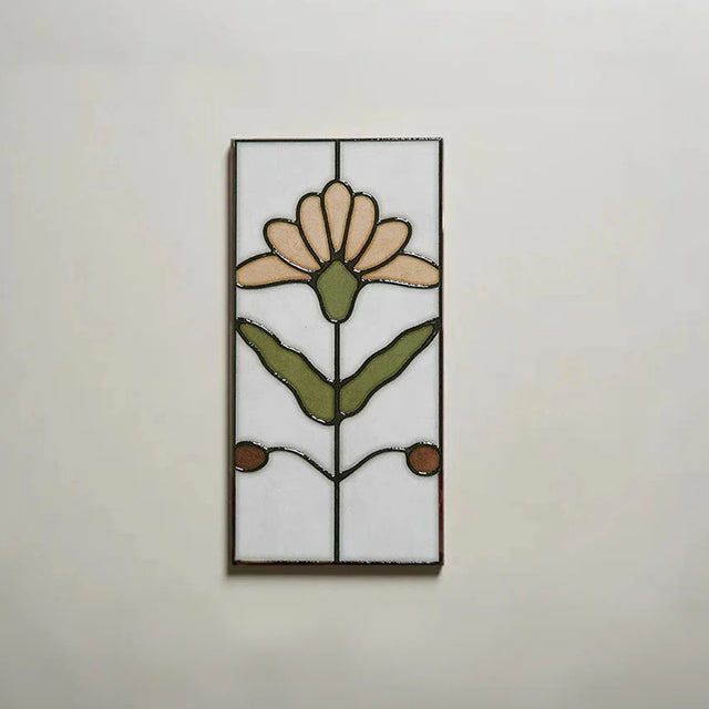 french retro bathroom enamel relief wall tile jiyun