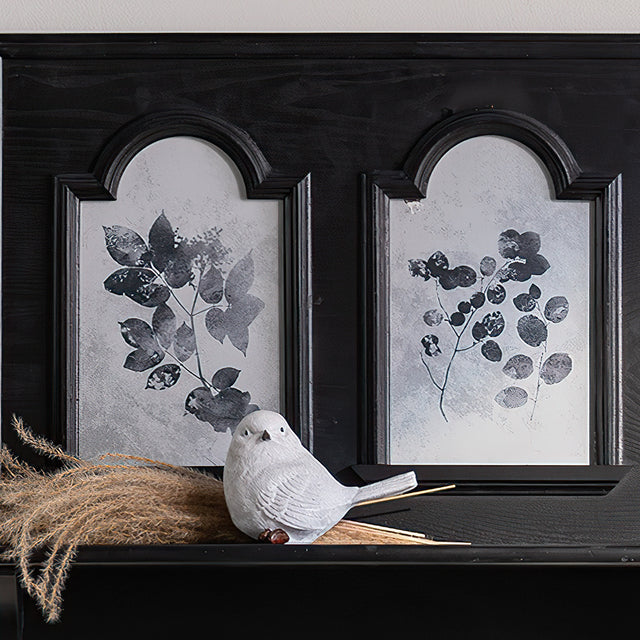 french vintage wooden black wine rack wall shelf details