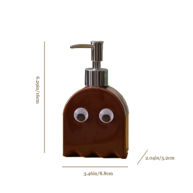 ghost shaped ceramic press-type dispenser bottle size chart