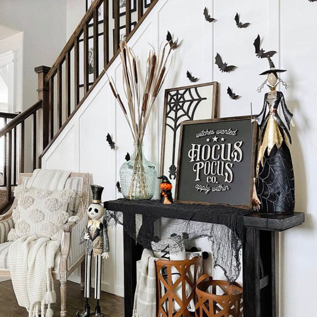 ghost witch doll resin figurine bad pumpkin ghost as holloween decor