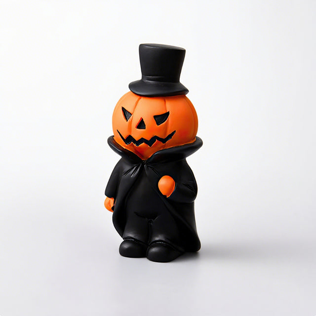 ghost witch doll resin figurine bad pumpkin ghost detail