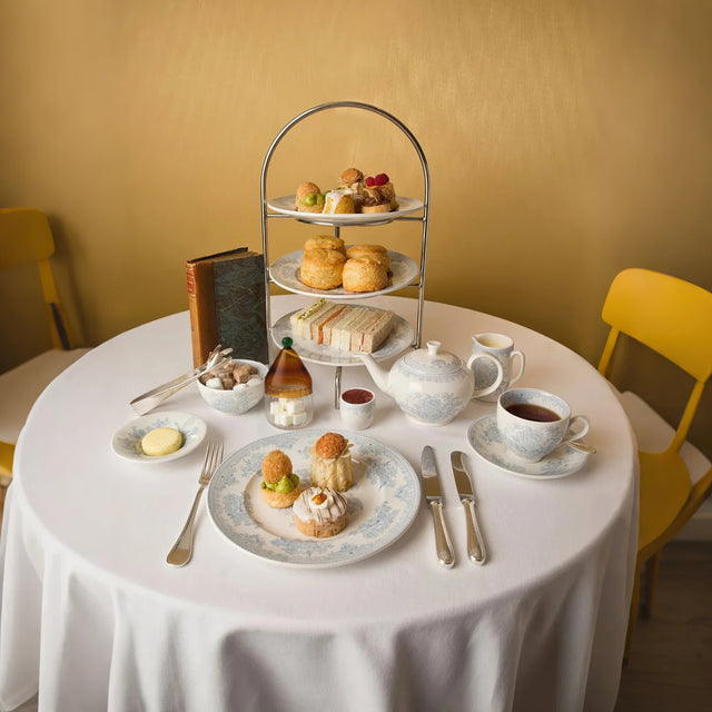 glass christmas hat candy jar with lid on the dining table