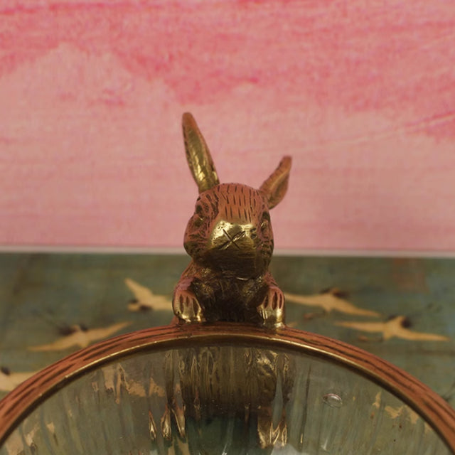 glass-fruit-bowl-with-a-brass-rabbit-close-up-05301