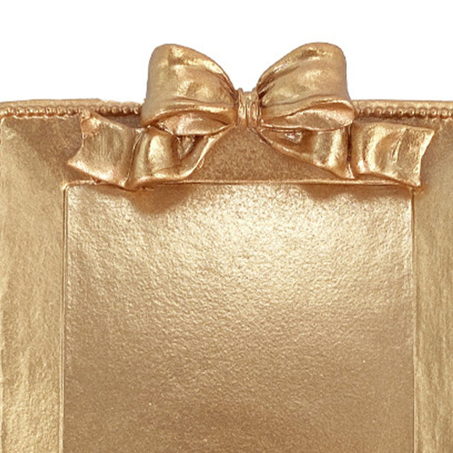 gold square resin tray details