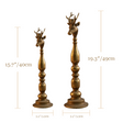 golden candle holder size chart
