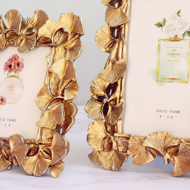 golden-square-resin-ginkgo-leaf-creative-picture-frame-close-up-071501