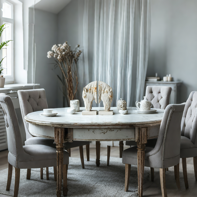 gray resin horse head bookends on tabletop