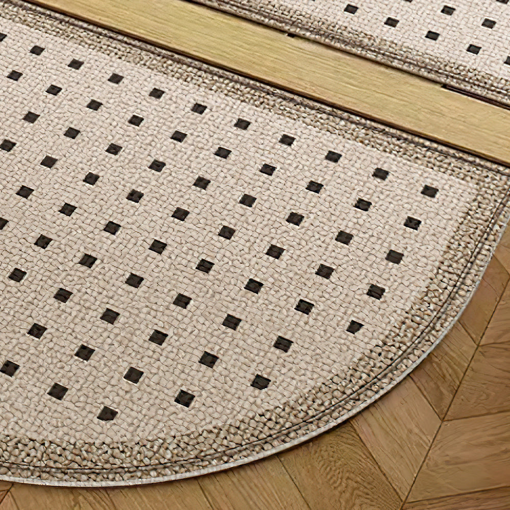 half round doormat details