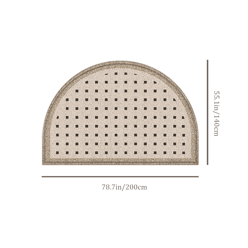 half round doormat size chart