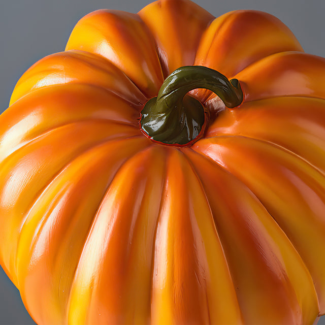 halloween resin pumpkin decor details