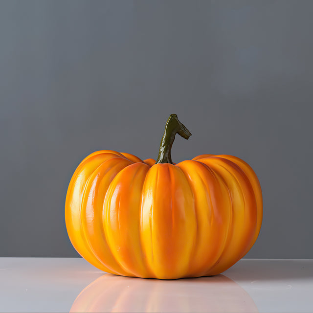 halloween resin pumpkin decor details 3