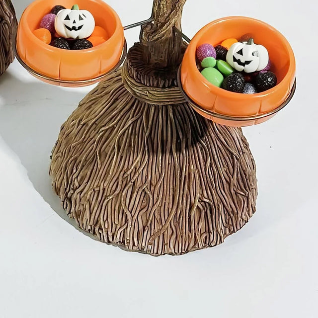 halloween resin pumpkin serving bowls details
