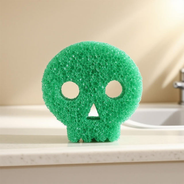 halloween series smiling scrubber sponge