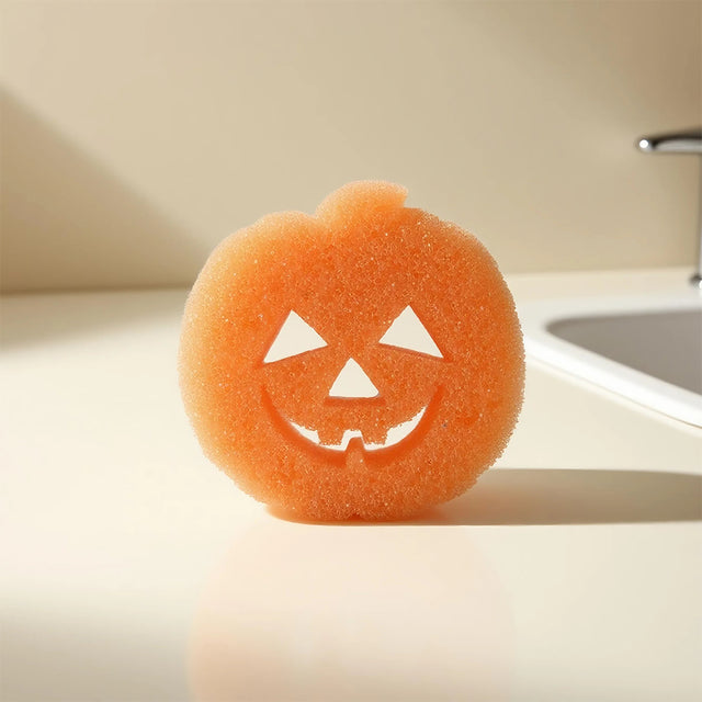 halloween series smiling scrubber sponge
