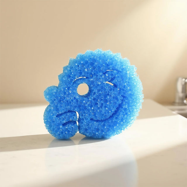 halloween series smiling scrubber sponge