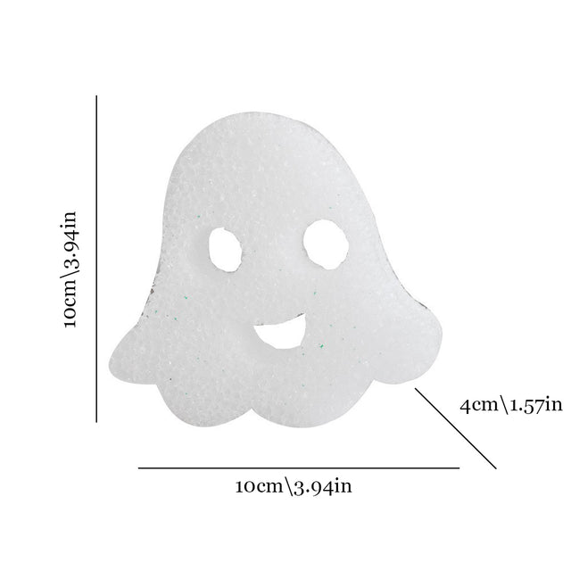 halloween series smiling scrubber sponge size chart