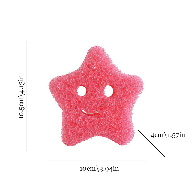 halloween series smiling scrubber sponge size chart