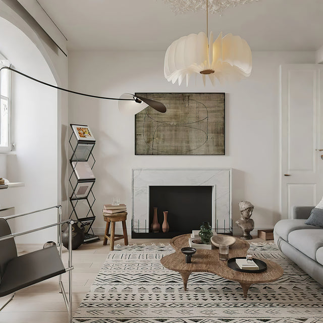 handcrafted wooden heart shaped decorative serving tray in the living room