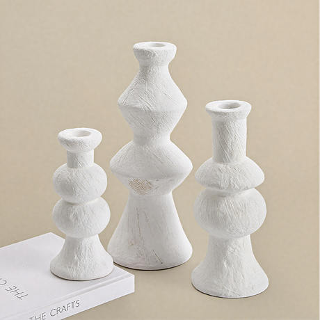 handmade vintage ceramic candle holder