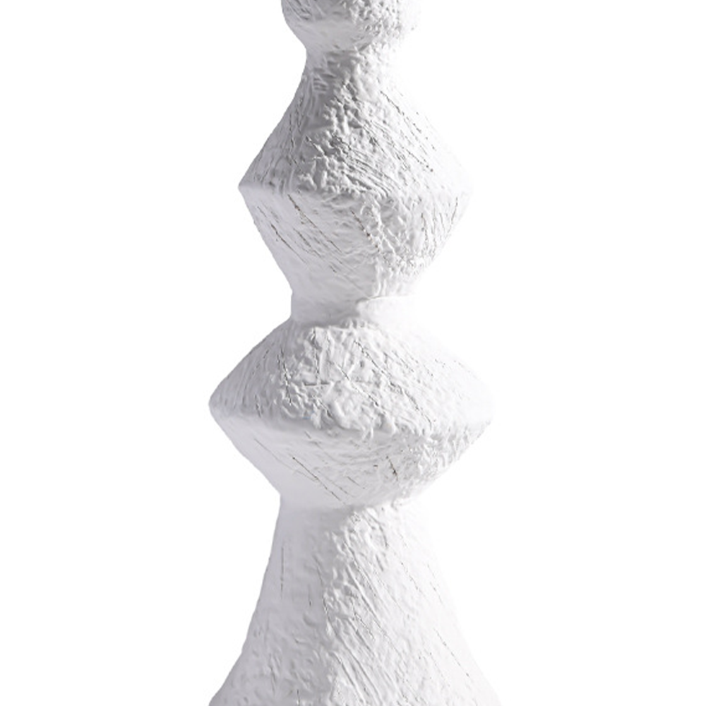 handmade vintage ceramic candle holder details